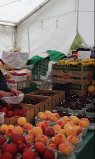 fruit in tent